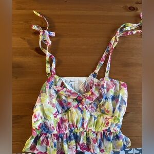 Colorful Floral Women's Top